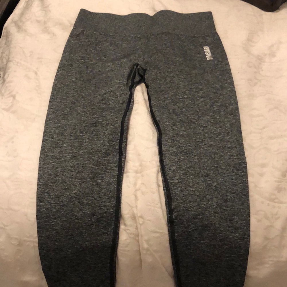 Gymshark Marled Gray Seamless Leggings Size Medium
